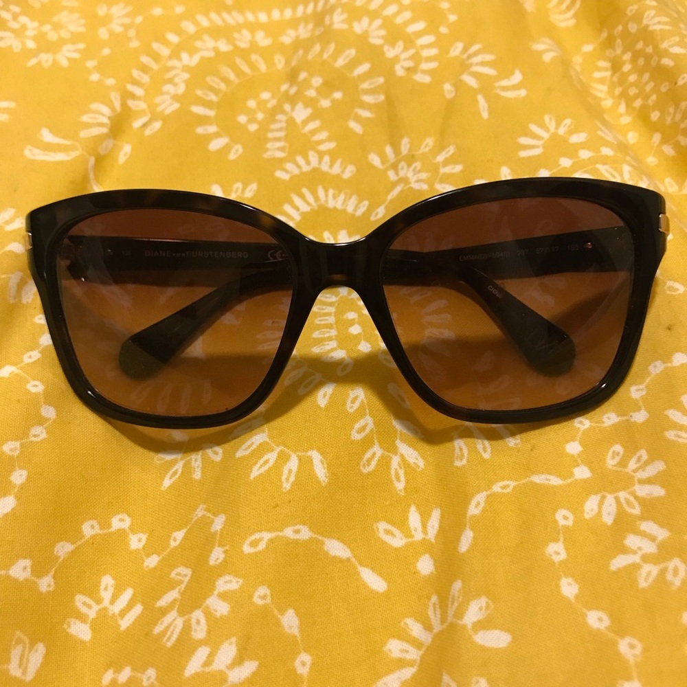 DVF Tortoise Sunglasses